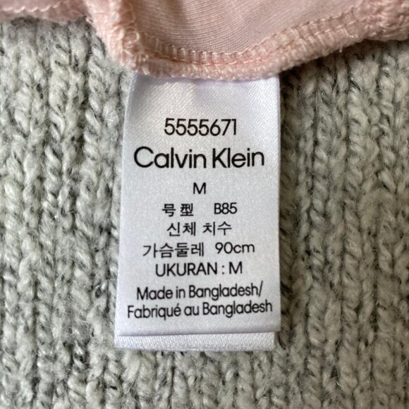 Calvin Klein Women`s Comfort Brallete - Baby Pink - Medium - Picture 6 of 6